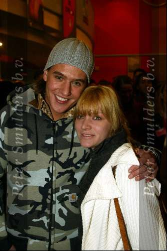 Amsterdam 13  februari 2003
Premiere ~Jackass in Pathe de Munt. 
Jacob Krabbe met vriendin