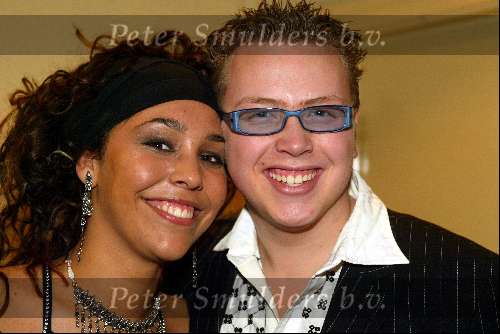 Bussum 24 februari 2003
Uitreiking van de gouden harpen
Jamai Idols en Hind Idols