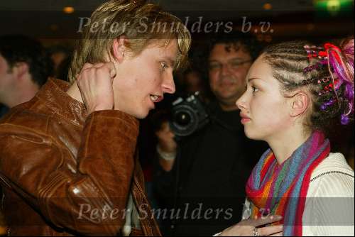 Bussum 24 februari 2003
Uitreiking van de gouden harpen
Joel Idols met Dewie Idols