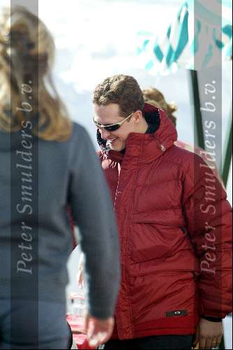 Zurs 23 februari 2003
Michael Schumacher skiend en samen met Norbert Haug
Wintersport
