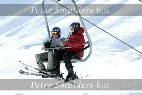 Zurs 23 februari 2003
Michael Schumacher skiend en samen met Norbert Haug
Wintersport