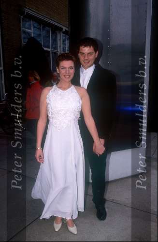 Myrna Goossen met vriend