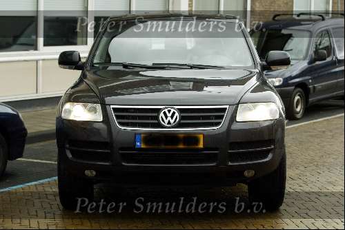 Aalsmeer 5 februari 2003
Rick Engelkes met zijn nieuwe VW Toureg
