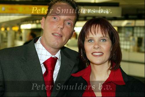 Amsterdam 13 februari 2003
Premiere Two weeks notice
Rob Geus met vriendin