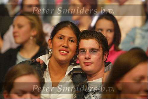 Hilversum 1 februari 2003
Shanne Breukhoven met haar vriend Minky