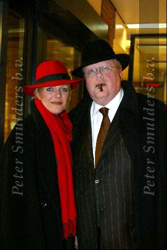 Den Bosch 12 februari 2003
Premiere Chicago den Bosch
Simone Kleinsma met Guus Verstraeten met sigaar