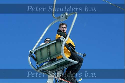 Zurs 23 februari 2003
Ursul de Geerin stoeltjeslift
wintersport