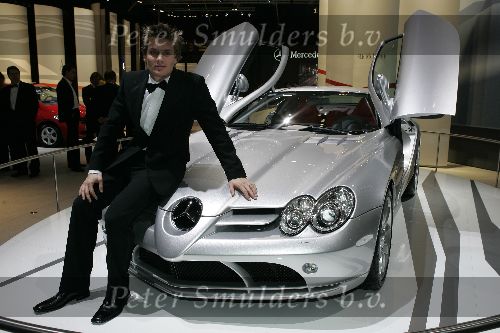 Amsterdam 9 februari 2005
Galavond autorai.
Winston Post op mercedes slr