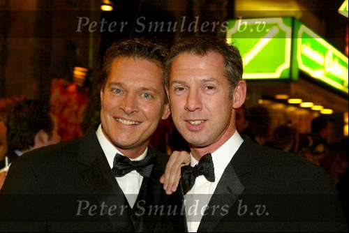 Amsterdam 9 februari 2004
Premiere FEESTJE in Tushinski.
Albert Verlinde met Onno Hoes