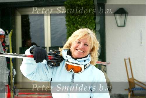 Lech 29 februari 2004
Anita Meijer op skivakantie in Lech.
Wintersport