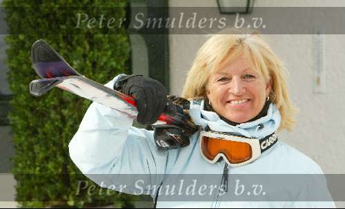 Lech 29 februari 2004
Anita Meijer op skivakantie in Lech.
Wintersport