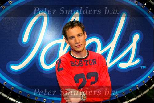 Hilversum 24 februari 2004
Presentatie 10 idols finalisten in studio 22.
Eric Idols