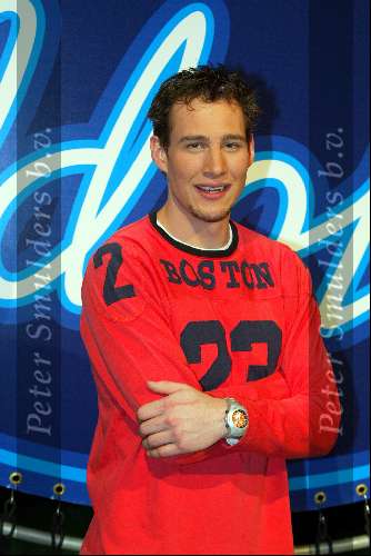 Hilversum 24 februari 2004
Presentatie 10 idols finalisten in studio 22.
Eric Idols