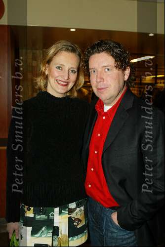 Bussum 10 februari 2004
Uitreiking van de gouden harpen in het spant.
Henkjan Smits met vrouw