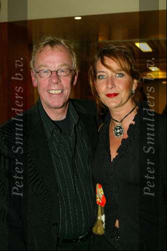 Bussum 10 februari 2004
Uitreiking van de gouden harpen in het spant.
Jack Spijkerman met vrouw
