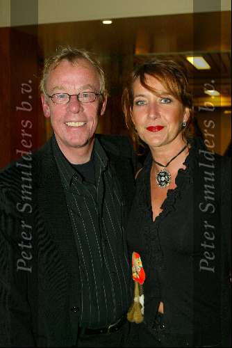 Bussum 10 februari 2004
Uitreiking van de gouden harpen in het spant.
Jack Spijkerman met vrouw