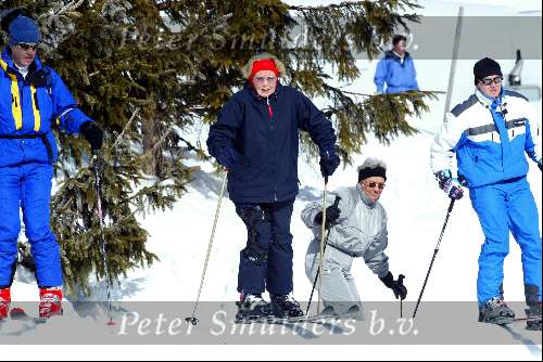 Lech 15 februari 2004
Koningin Beatrix op wintersport in Lech