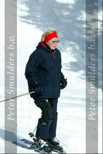 Lech 15 februari 2004
Koningin Beatrix op wintersport in Lech