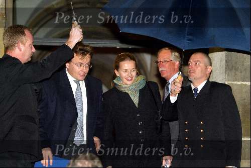 Amsterdam 6 februari 2004
Verjaardag van Koningin Beatrix op paleis op de dam.
Prins Friso en Mabel Wisse Smit
