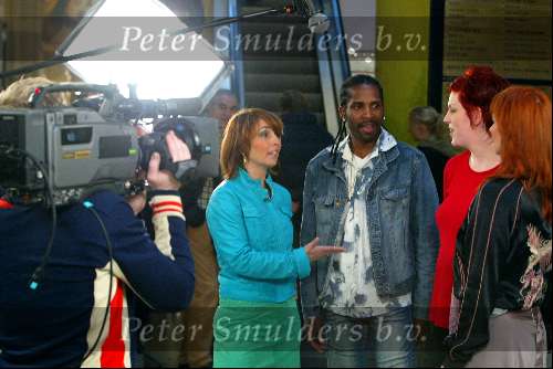 Amsterdam 6 februari 2004
Opnames van de modepolitie met Patty Somer en Nada v Nie