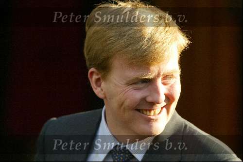 Utrecht 18 februari 2004
Maxima en Prins Willem Alexander bij de munt in Utrecht bij munt slaan voor Amalia