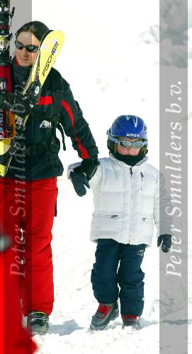 Zurs 13 februari 200
Prinses Alexandra van Monaco.
Wintersport