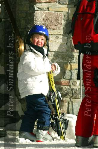 Zurs 13 februari 200
Prinses Alexandra van Monaco.