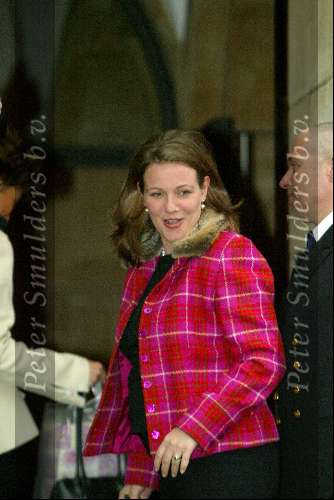 Amsterdam 6 februari 2004
Verjaardag van Koningin Beatrix op paleis op de dam.
Prinses Annette