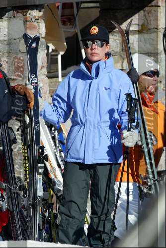 Zurs 15 februari 200
Prinses Caroline v Monaco op skivakantie 
Wintersport