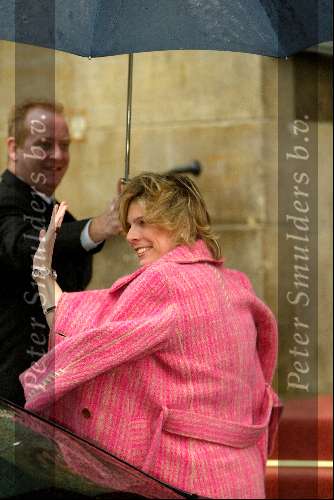 Amsterdam 6 februari 2004
Verjaardag van Koningin Beatrix op paleis op de dam.
Prinses Laurentien