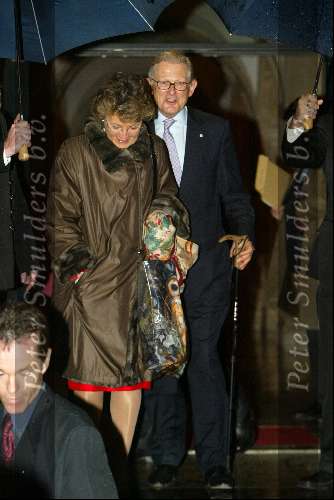 Amsterdam 6 februari 2004
Verjaardag van Koningin Beatrix op paleis op de dam.
Pieter v Vollenhoven en Prinses Margriet
