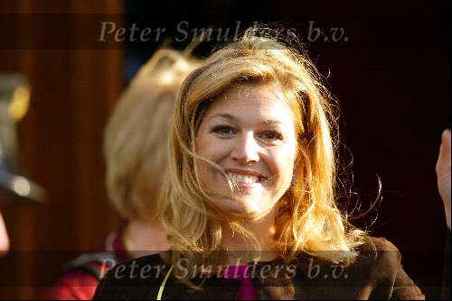 Utrecht 18 februari 2004
Maxima en Prins Willem Alexander bij de munt in Utrecht bij munt slaan voor Amalia