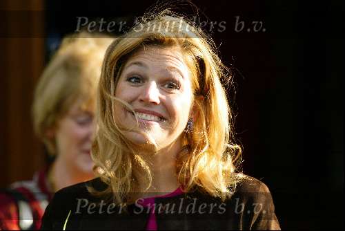 Utrecht 18 februari 2004
Maxima en Prins Willem Alexander bij de munt in Utrecht bij munt slaan voor Amalia