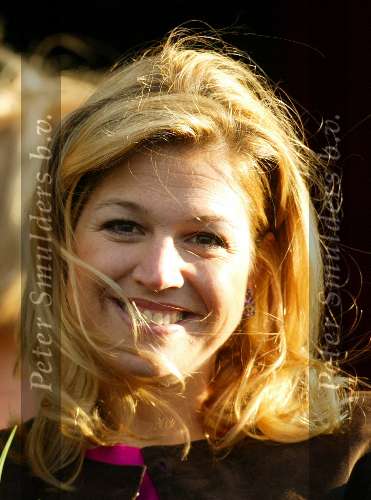Utrecht 18 februari 2004
Maxima en Prins Willem Alexander bij de munt in Utrecht bij munt slaan voor Amalia