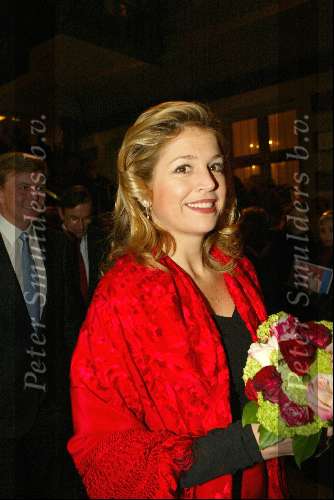 Amsterdam 23 februari 2004
Koningin Beatrix en Prins Willem Alexander en Maxima bezoeken het concertgebouw.