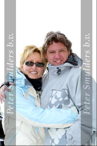 Lech 29 februari 2004
Rene Froger en Natasja Froger op skivakantie in Lech.