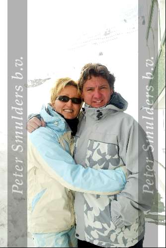 Lech 29 februari 2004
Rene Froger en Natasja Froger op skivakantie in Lech.