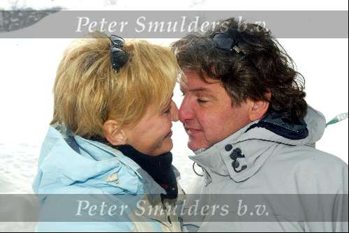 Lech 29 februari 2004
Rene Froger en Natasja Froger op skivakantie in Lech.