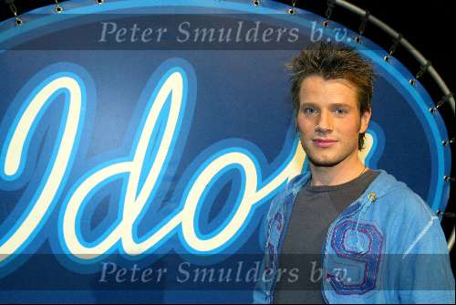 Hilversum 24 februari 2004
Presentatie 10 idols finalisten in studio 22.
Robin Idols
