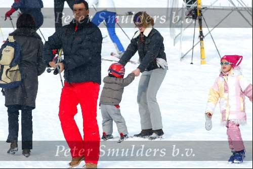 Lech 29 februari 2004
Ruud Gullit op skivakantie in Lech met Estelle en Joelle