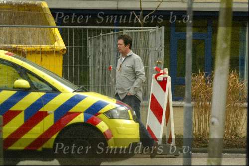 Blaricum 22 februari 2004
Anita Meier met dochter Patty en ex man Ton de Leeuwe bij het ziekenhuis Gooi-noord.