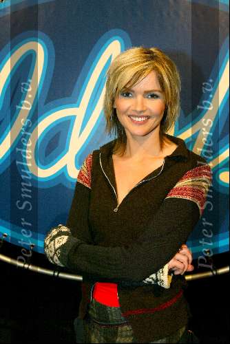 Hilversum 24 februari 2004
Presentatie 10 idols finalisten in studio 22.
Tooske Breugem