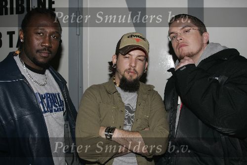 Amsterdam 14 Februari 2005
Uitreiking Edison Music Awards 2005
Roger Idols van Intwine met Brainpower