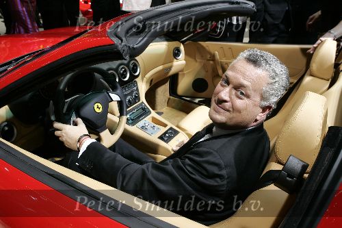 Amsterdam 9 februari 2005
Galavond autorai.
Bram Moszkowicz in ferrari cabrio