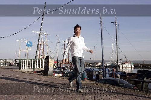 Volendam 28 februari 2005
Jan Smit in Volendam bij cafe Old Dutch