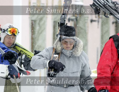 Lech 14 februari 2005
Koningin Beatrix skien in Lech