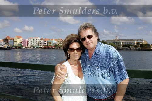 Curacao 18 februari 2005
Lee Towers met zijn vrouw Laura