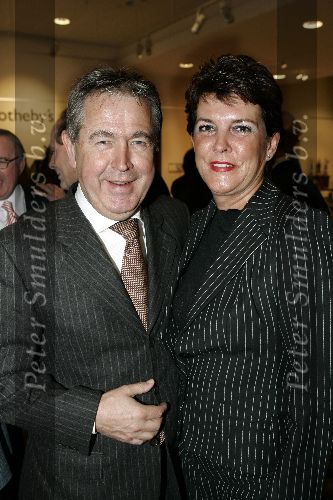Amsterdam 24 februari 2005
Presentatie boek Thomas Lepeltak bij Sotheby\'s
Otto Lenselink met vrouw