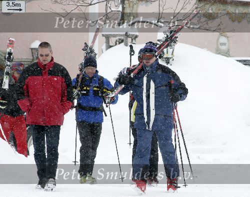 Lech 14 februari 2005
Prins Willem Alexander skien in Lech