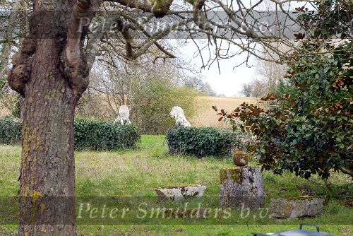 St Georges 28 februari 2003
Prinses Margarita met haar hond op weg naar het politieburo Edwin de Roy van Zuydewijn
kasteel